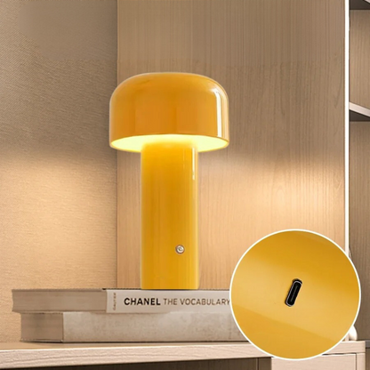 Floroux - Lampe de table LED champignon rechargeable pour une atmosphère cosy