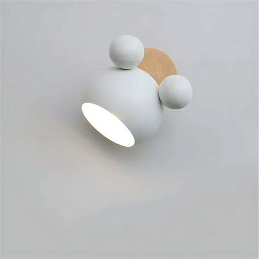 Floroux - Charmante lampe murale Mickey Mouse pour chambres d'enfants et espaces de jeux