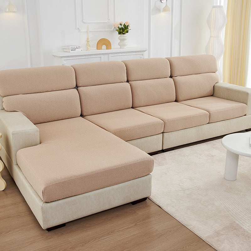 Couvre-couette en fil bouclé extensible paresseux de canapé taie d'oreiller