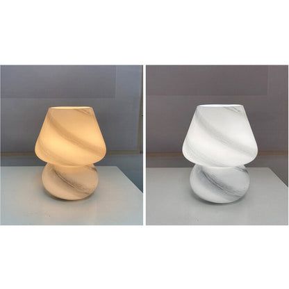 Lampe à champignon en verre design planétaire fait à la main 1 lumière
