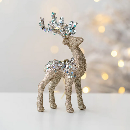 Élément Décoratif Étincelant – Décoration de Noël Luxe pour une Ambiance Festive