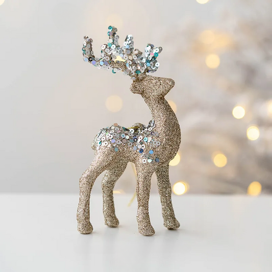 Élément Décoratif Étincelant – Décoration de Noël Luxe pour une Ambiance Festive