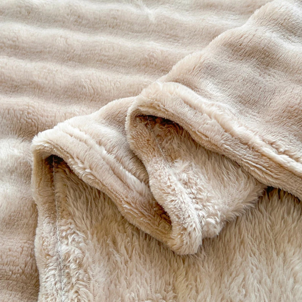 Floroux - Buubbles Douce Douillette Légère Couverture en Flanelle