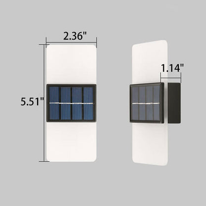 Floroux Lampe Murale Solaire LED | Résistante aux Intempéries | Éclairage Extérieur Alimenté par Solaire | Décor de Jardin & Terrasses