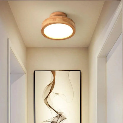 WoodCircle™ – Suspension ronde en bois élégante