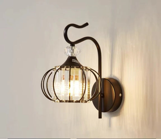 Lustre mural en cristal pour le salon
