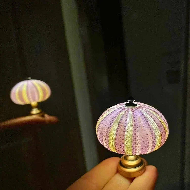DIY lampe de nuit oursin – Éclairage créatif et unique