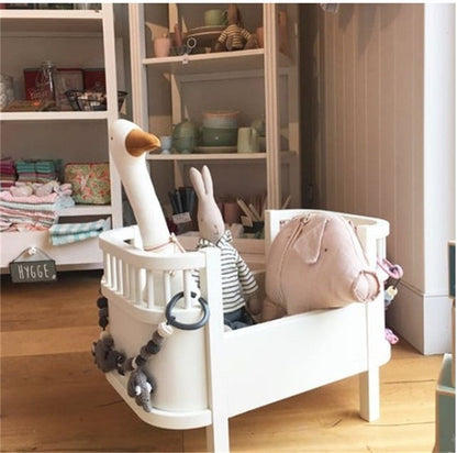 Coussin jouet en peluche poupée canard Floroux