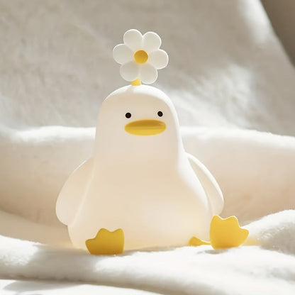 BloomDuck – Lampe de nuit en silicone dimmable avec fonction pliable