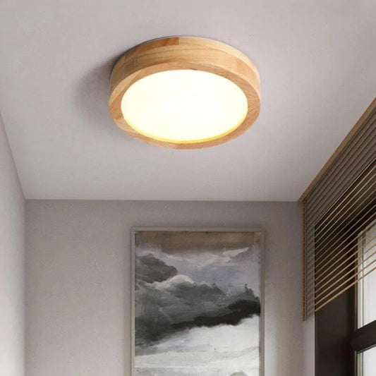 WoodCircle™ – Suspension ronde en bois élégante