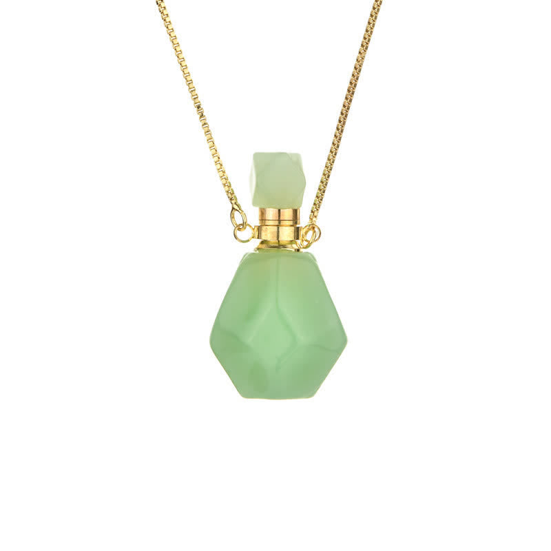 Collier Élégant avec Flacon de Parfum en Cristal - Iris