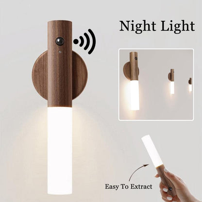 Floroux LED night light with motion sensor | Rechargeable | Magnetic mounting