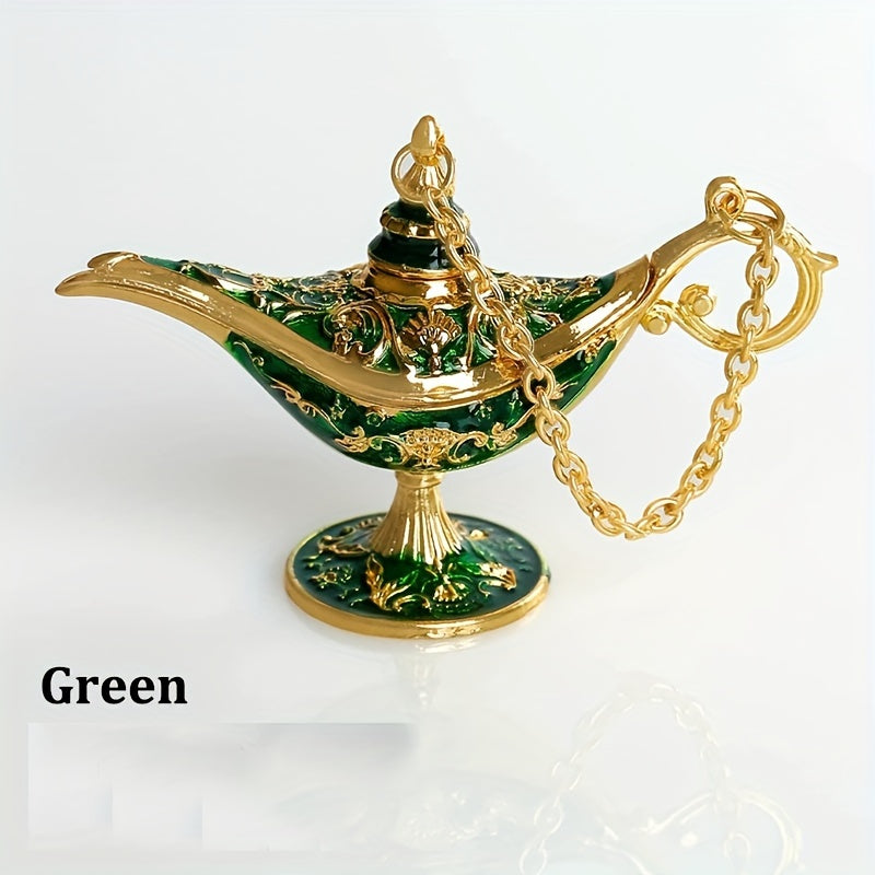 AladdinWish Lamp – Vintage Éclairage à Huile en Métal