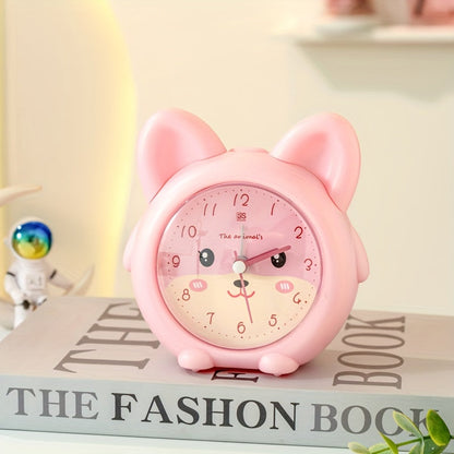 KittyGlow Horloge – Petite Réveil Chat avec Lumière LED