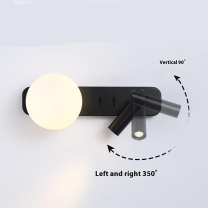 Floroux - Élégante lampe de lune d'ambiance applique