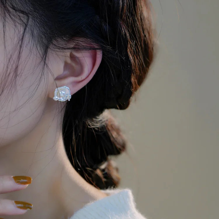 Boucles d'oreilles élégantes en perles baroques - Noa