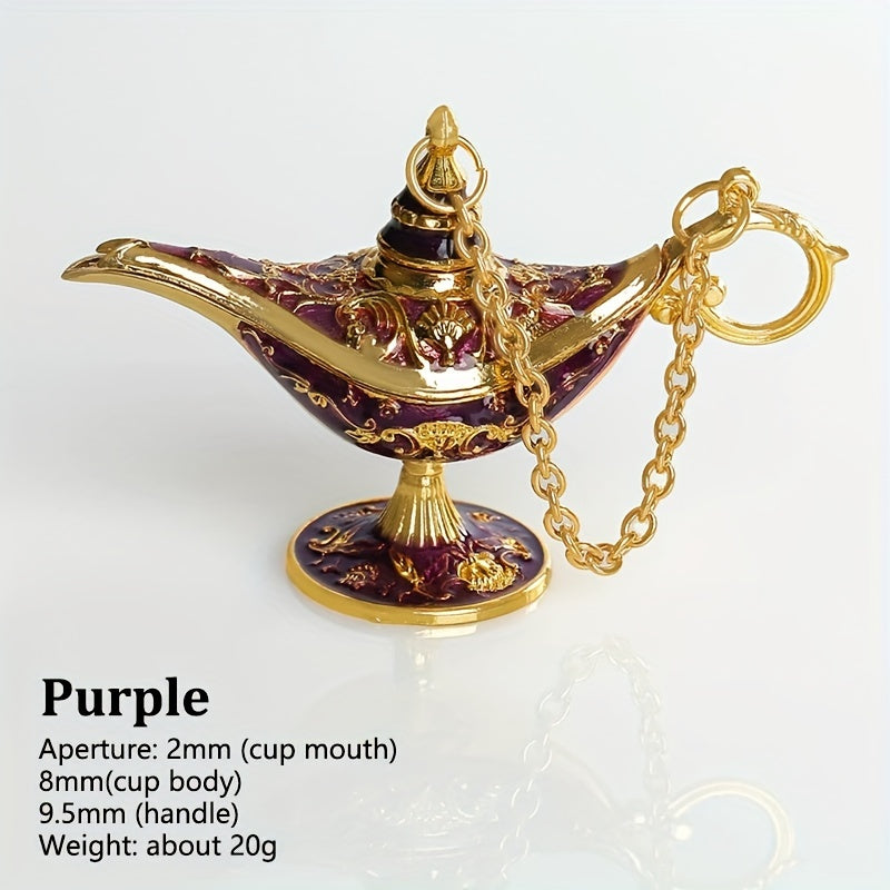 AladdinWish Lamp – Vintage Éclairage à Huile en Métal