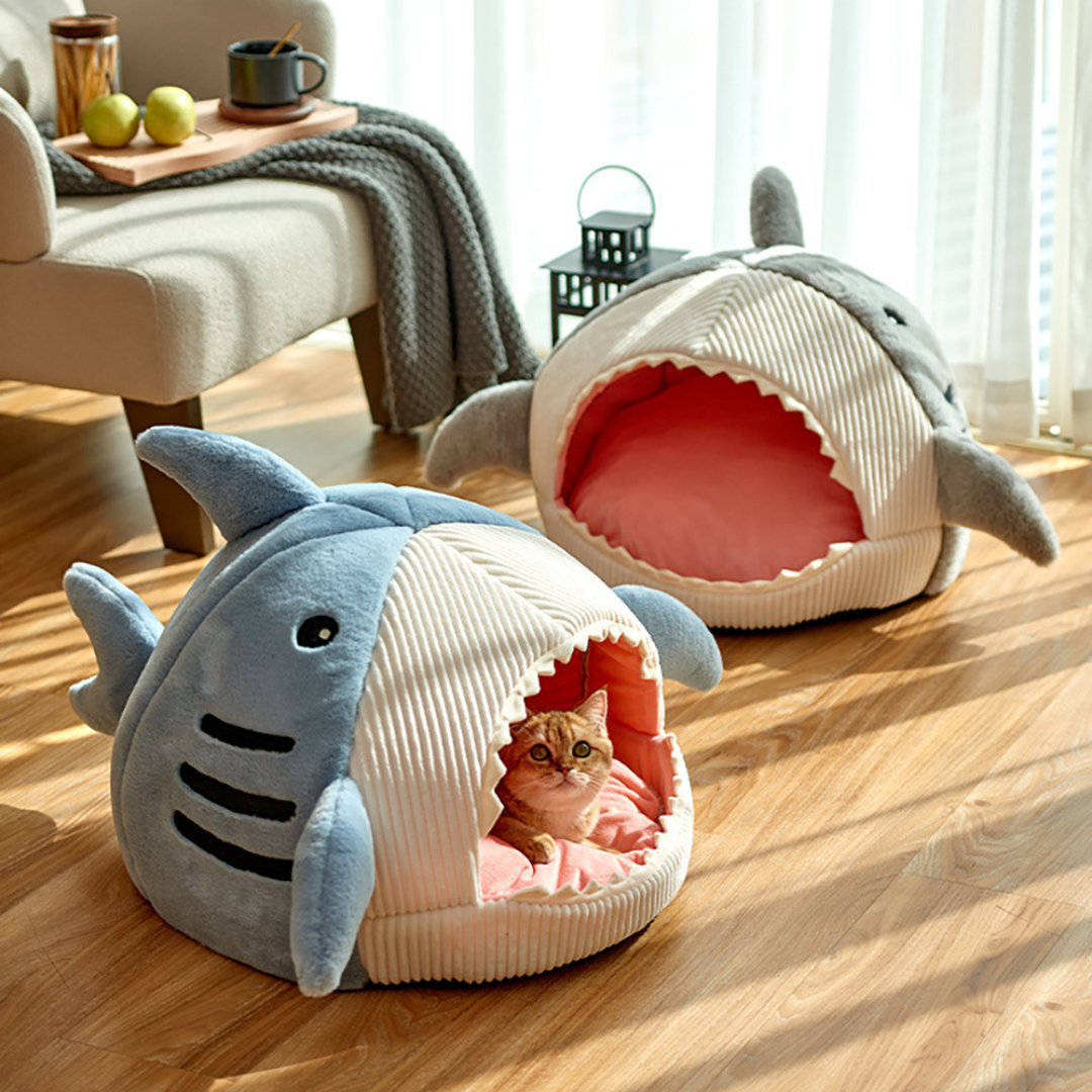 Caverne portable pour chat avec coussin chaud – CozyCave