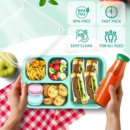 BentoBox - Ensemble de Conteneurs de Repas Élégants 4 pièces