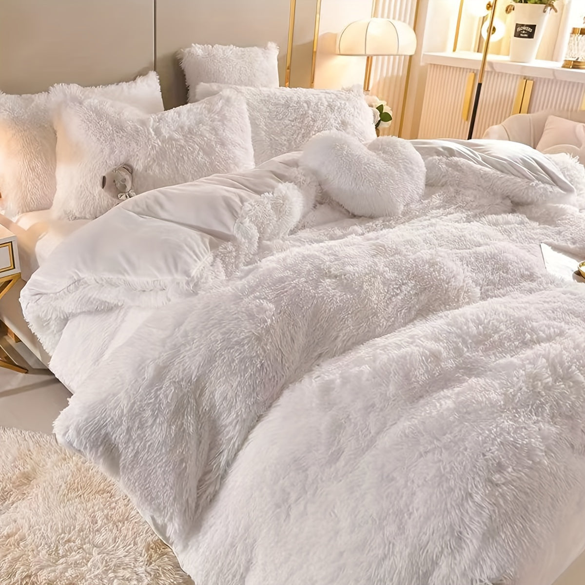 Ensemble de housse de couette en velours luxueux pour un confort ultime