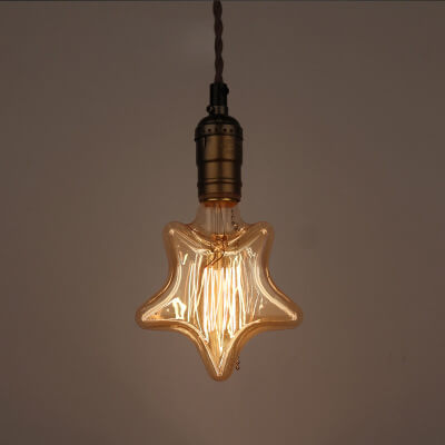 Floroux Retro Suspension | Unique Flame | Vintage Design in 3 Shapes | Decorative Lamp for the Home