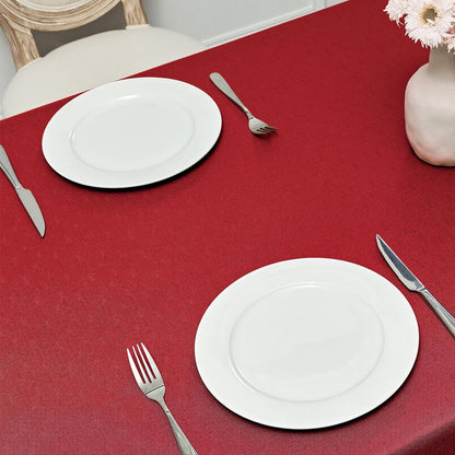 Nappe rectangulaire texturée imperméable et splash-proof, nappe de cuisine