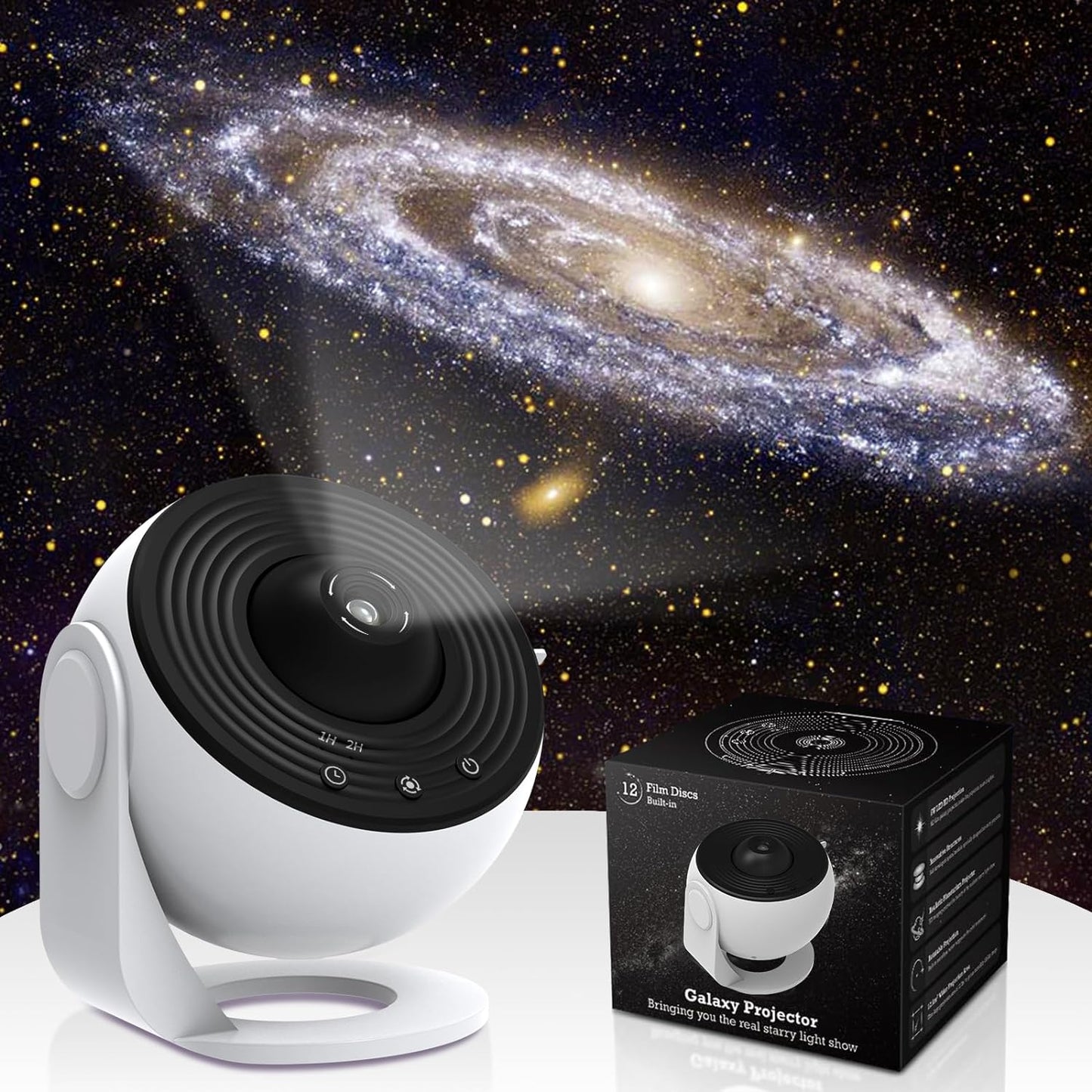 Floroux 360° Planetarium Projector LED | Relaxation | Stress Relief | Starry Sky for Home