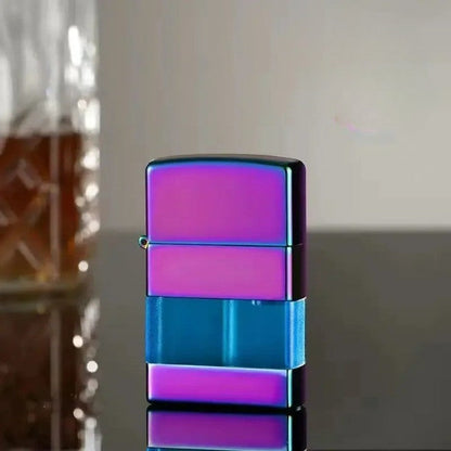 Floroux Briquet à gaz métallique robuste | Design Old School | Durable & Fiable