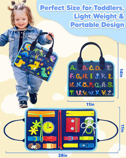 Tableau de jeu interactif bleu pour enfants - Apprentissage amusant pour les petits