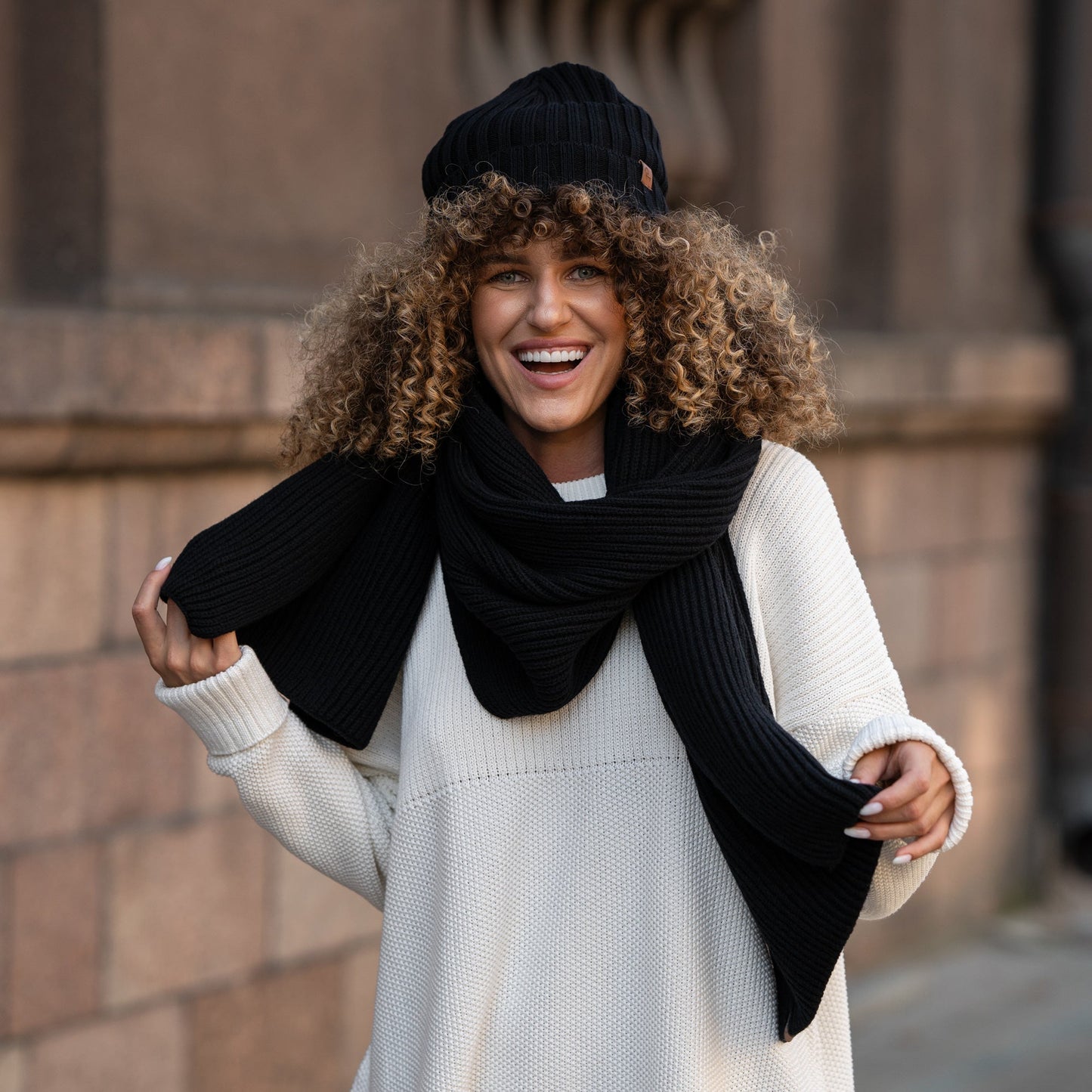 CozyMerino Bonnet - Luxe Bonnet en Merino pour Femmes