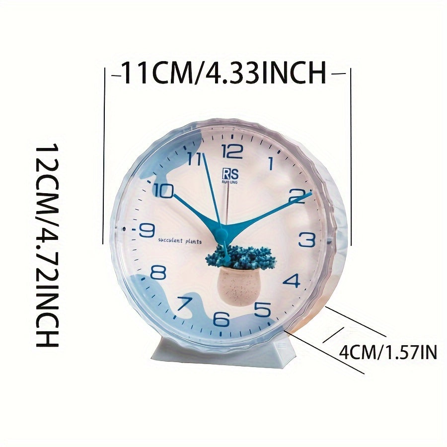 FloraTime Horloge - Élégant Réveil de Fleurs avec Alarme
