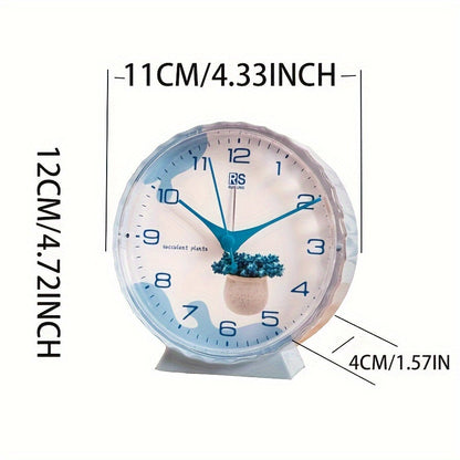 FloraTime Horloge - Élégant Réveil de Fleurs avec Alarme