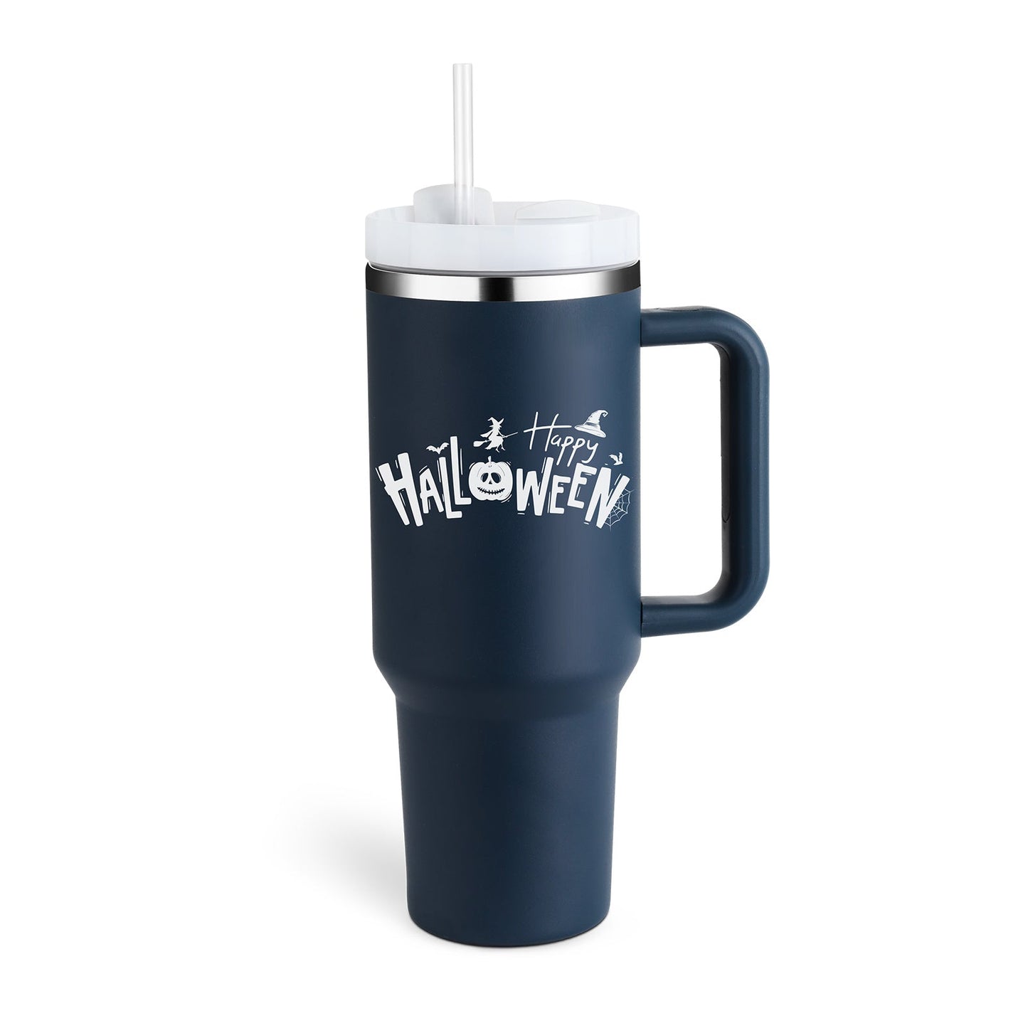 Tasse isolante avec anse et paille | 1200 ML