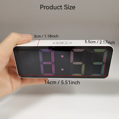 TimeGlow – Réveil LED élégant avec fonction de gradation