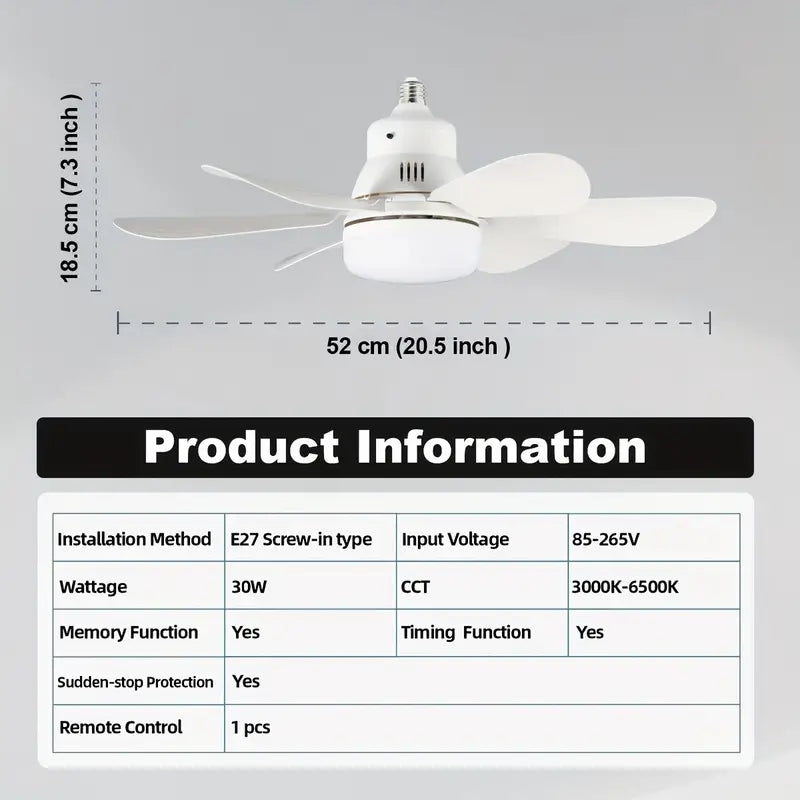 DesignTod™ Plafonnier Ventilateur