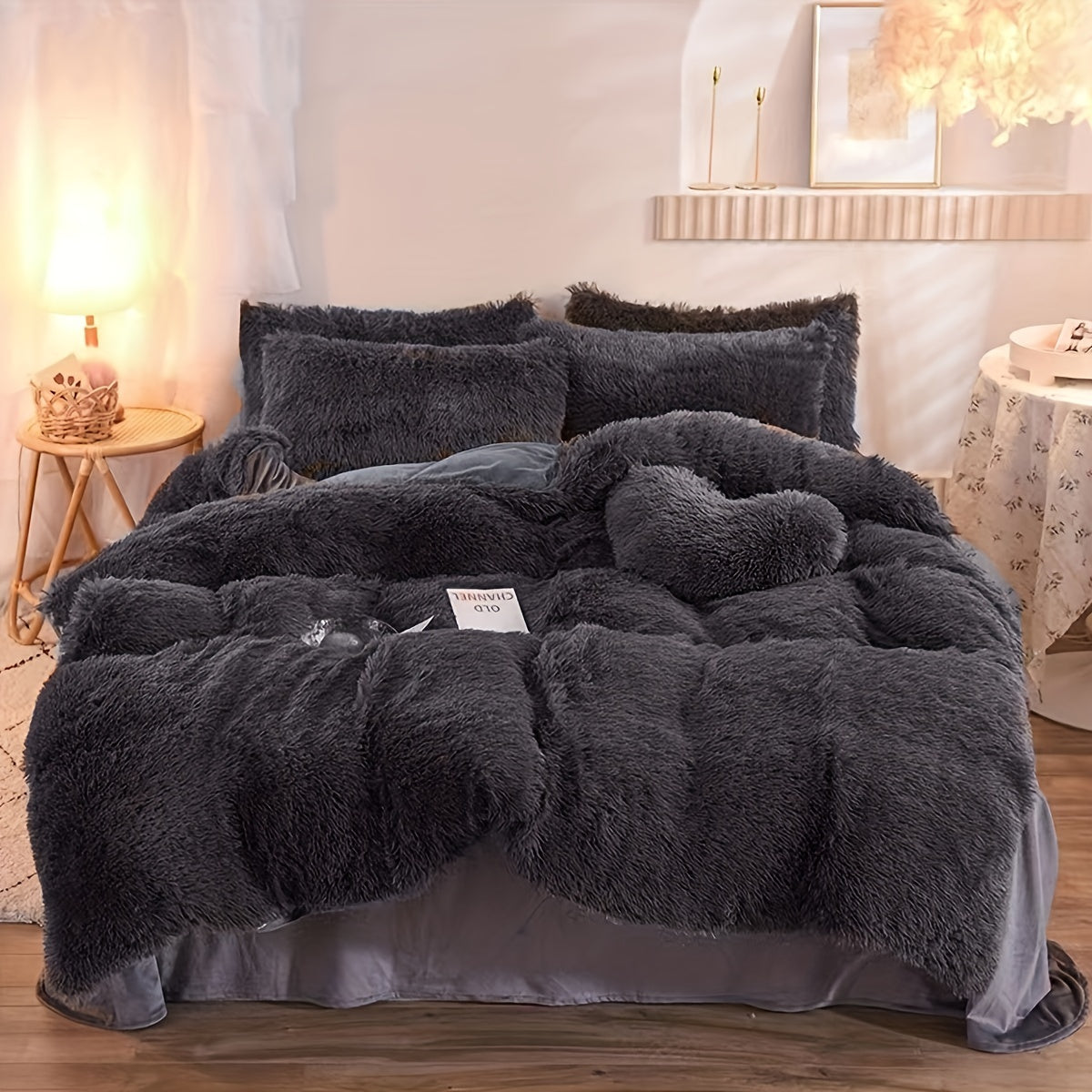 Ensemble de housse de couette en velours luxueux pour un confort ultime