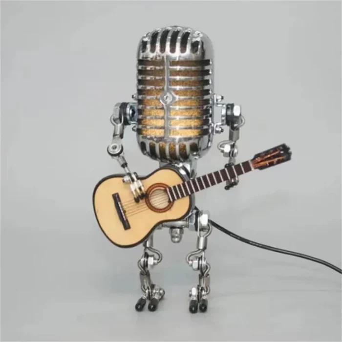 Floroux - lampe robot avec guitare