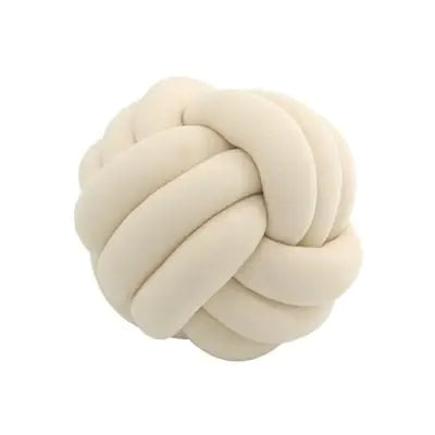 Coussin de lancer en balles nouées décoratives PlushKnot