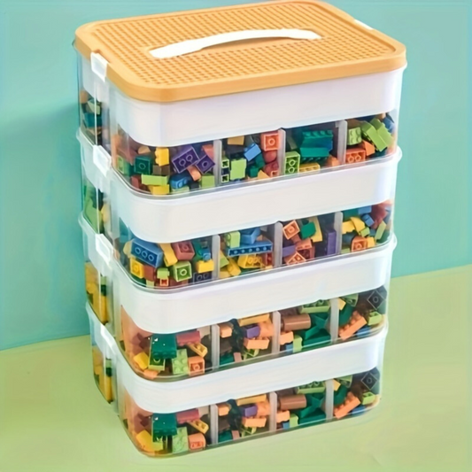 Floroux - Organisateur empilable pour jouets et petites pièces