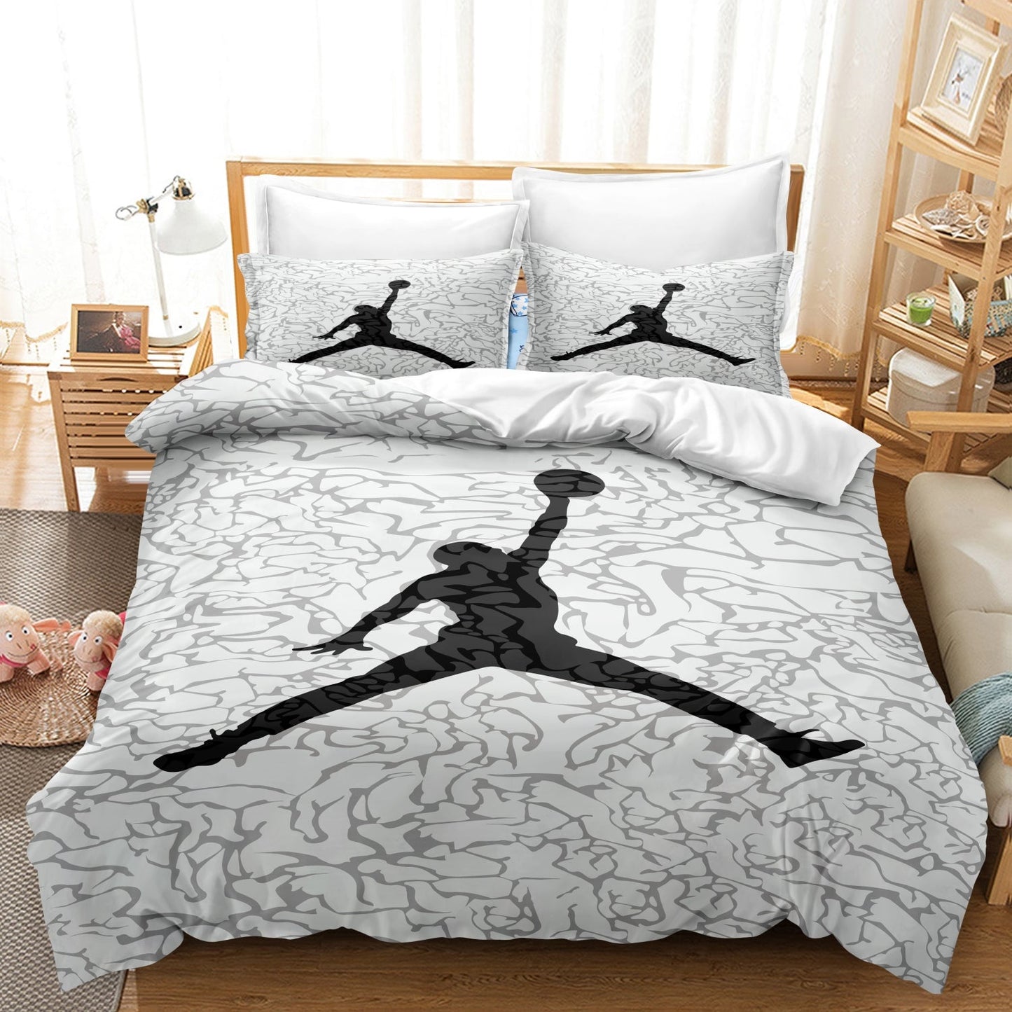 Couette de basketball Sportif Luxe - Confort de sommeil ultime