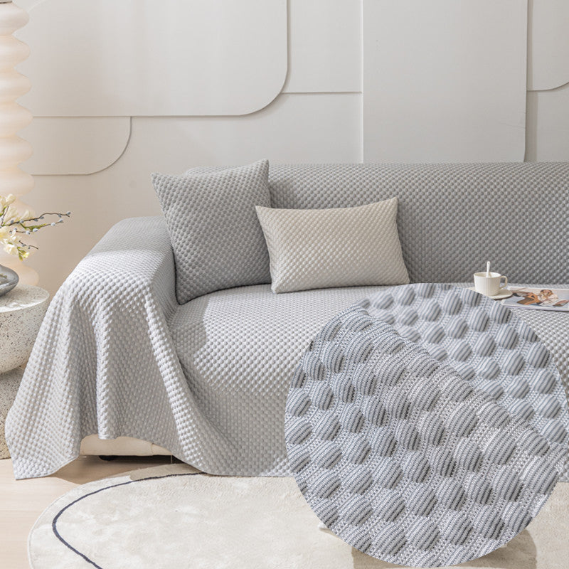 Cooling Beans Couverture de canapé en soie d'été rafraîchissante