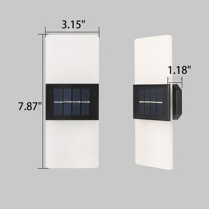 Floroux Lampe Murale Solaire LED | Résistante aux Intempéries | Éclairage Extérieur Alimenté par Solaire | Décor de Jardin & Terrasses