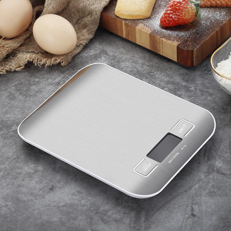 Floroux digital kitchen scale with LED display | Portable | Accurate measurements | For baking, cooking, and dieting
