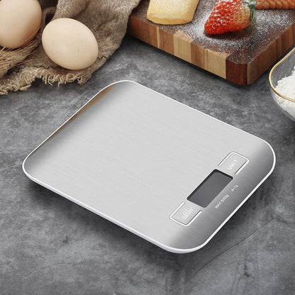 Floroux digital kitchen scale with LED display | Portable | Accurate measurements | For baking, cooking, and dieting