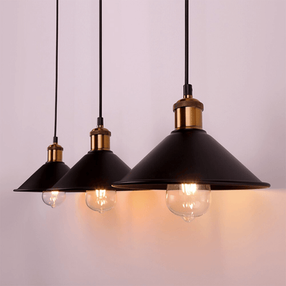 Floroux conical pendant in brass | Modern design | Dining room & Kitchen | Elegant atmosphere