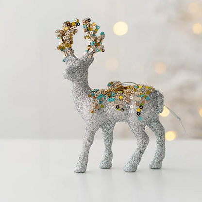 Élément Décoratif Étincelant – Décoration de Noël Luxe pour une Ambiance Festive