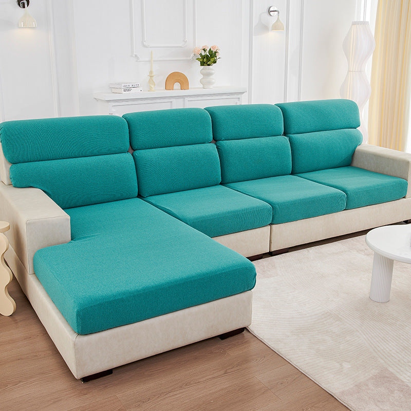 Couverture de coussin élastique en fil de boucle