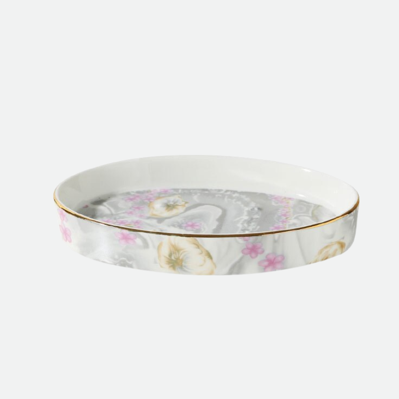 Savonnière "Julia" en céramique et porcelaine