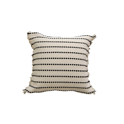 Coussin de lit crémeux romantique