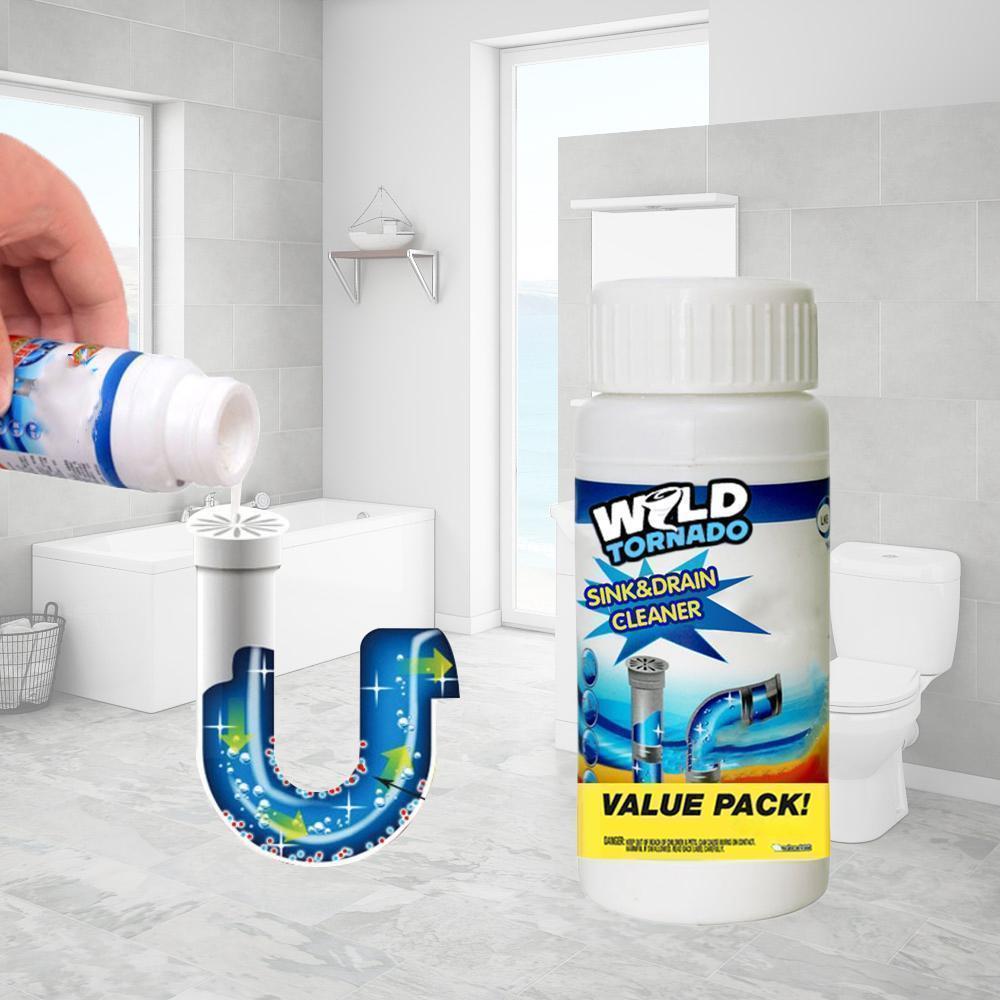 Produit puissant pour nettoyer les éviers et les drains, nettoyeur de lavabo